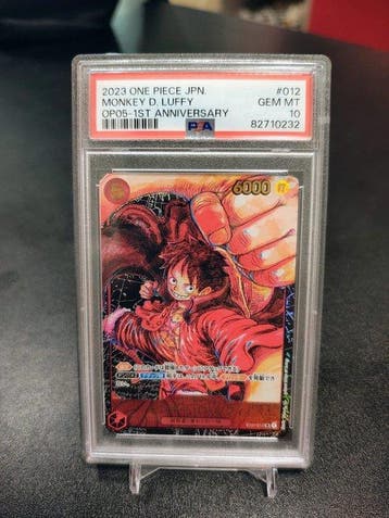 Bandai - 1 Graded card - One Piece - Monkey D. Luffy 012, Nieuw