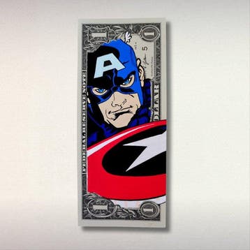 TOONS - FIRST SHIELD — CAPTAIN AMERICA — MARVEL — NO RESERVE