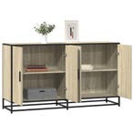 vidaXL Dressoir 134x35x76 cm bewerkt hout sonoma, Huis en Inrichting, Kasten | Dressoirs, Minder dan 50 cm, Verzenden, Nieuw, 25 tot 50 cm