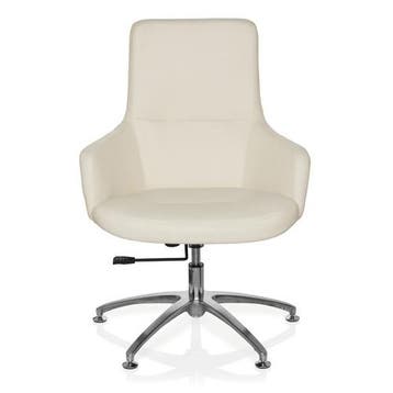 Bureaustoel | Kunstleder | Wit | Shake 300, Verzenden, Nieuw