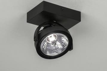 Rietveld Spots - Zwart - Aluminium, Huis en Inrichting, Lampen | Hanglampen, Verzenden, Nieuw