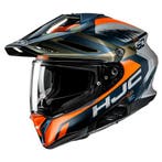 HJC RPHA 60 Quid Zwart Oranje Goud Zilver Adventure, Nieuw met kaartje, HJC, Heren, Offroadhelm