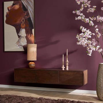 Zwevend tv meubel Vision Bruin Mangohout 160 cm | Starfurn, Huis en Inrichting, Ophalen of Verzenden, Nieuw