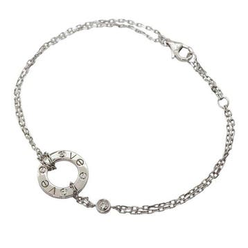 Cartier - Armband - Love - 18 karaat Witgoud - 2 Diamanten, Nieuw