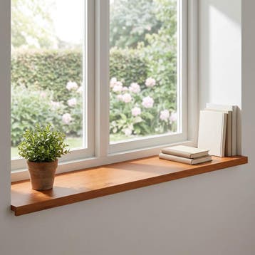 vidaXL Raamkozijnen 2 st Bruin 110 x 40 x 2 cm Massief, Verzenden, Nieuw
