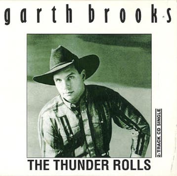 cd single card - Brooks Garth - Thunder Rolls, Verzenden, Zo goed als nieuw, Pop
