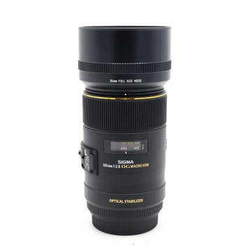 Sigma 105mm F2.8 EX DG OS HSM Macro Canon EF-Mount (Occ), Audio, Tv en Foto, Fotografie | Lenzen en Objectieven, Ophalen of Verzenden