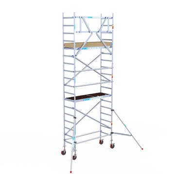 Euroscaffold basic rolsteiger 75 x 6,2m werkhoogte, Verzenden, Nieuw, Rolsteiger of Kamersteiger, 5 meter of hoger