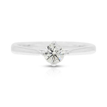 Ring - 18 karaat Witgoud - 0.40ct. tw. Diamant (Natuurlijk), Nieuw