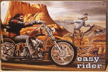 Easy rider reclamebord, Verzamelen, Ophalen of Verzenden, Nieuw