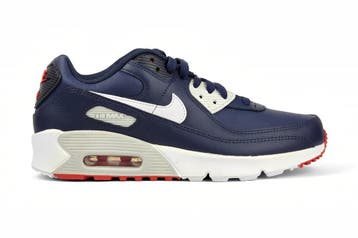 OUTLET SALE!  Nike Air Max 90 | Leather Obsidian Red | Mt 38, Nike, Nieuw, Ophalen of Verzenden, Sneakers of Gympen