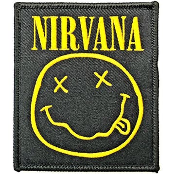 Nirvana - Smiley - patch officiële merchandise, Verzamelen, Ophalen of Verzenden, Nieuw, Kleding