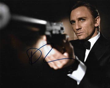 James Bond 007: Casino Royale - Daniel Craig Autographed, Nieuw