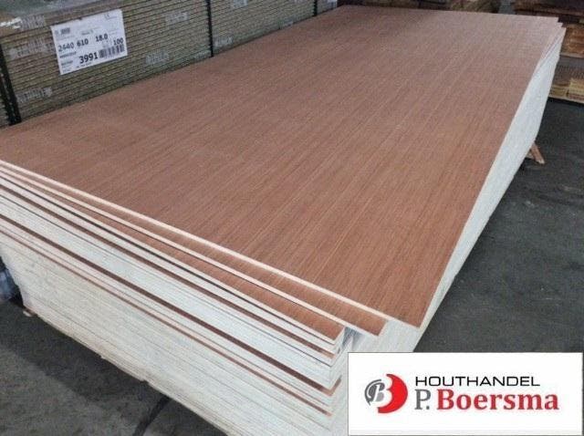 Multiplex mix hardhout 12mm - scherpe prijzen!, Doe-het-zelf en Verbouw, Platen en Panelen, Nieuw, Minder dan 20 mm, Multiplex