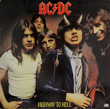AC/DC - Highway To Hell, Ophalen of Verzenden, Gebruikt