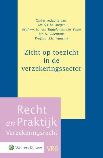 Zicht Op Toezicht In De Verzekeringssector |  | Nieuw, Ophalen of Verzenden, Nieuw