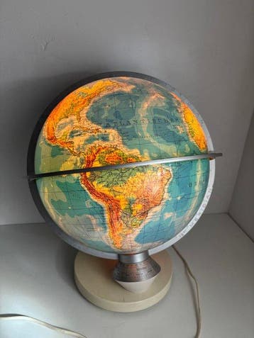 Globe - Paul Oestergaard - Globus politiek-fysiek -, Antiek en Kunst
