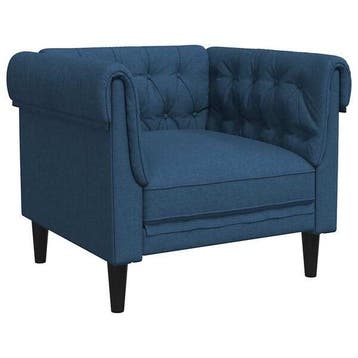Design Stoel Chesterfield Stijl | Tweedekansje | OP=OP, Chesterfield, 75 tot 100 cm, Ophalen of Verzenden, Zo goed als nieuw