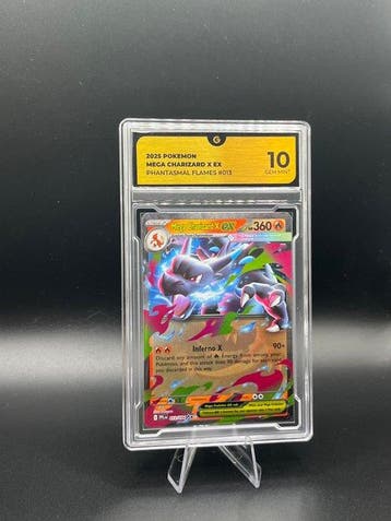 Pokémon - 1 Graded card - Charizard 013 Phantasmal Flames -, Nieuw