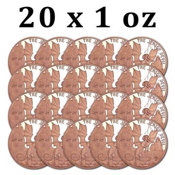 Verenigde Staten. 20 x 1 oz Cryptid Creatures The Jersey