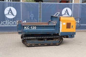 Veiling: Minidumper Kubota KC 120 Diesel, Ophalen