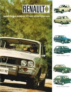 1972 RENAULT 12 / 16 BROCHURE ENGELS (USA), Boeken, Auto's | Folders en Tijdschriften, Nieuw, Renault, Author