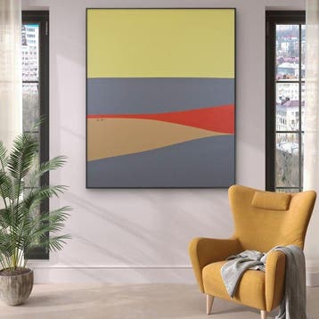 Enzo Affaticati. (1998) E.A - Warm Horizon. XXL, Antiek en Kunst