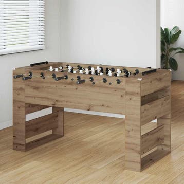 vidaXL Honkbaltafel Artisan Eik 146,5 x 74 x 85 cm Bewerkt, Verzenden, Nieuw
