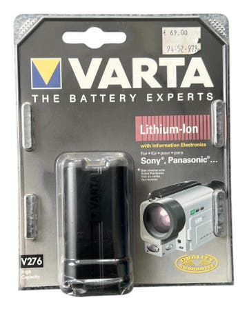 VARTA V276 Camcorder Accu – 7,2V NiMH (1600mAh) (Nieuw), Verzenden, Nieuw