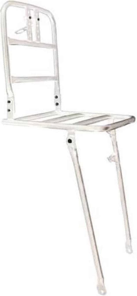Voordrager transport aluminium 20 inch wit balhoofdmontage -, Fietsen en Brommers, Fietsaccessoires | Overige Fietsaccessoires