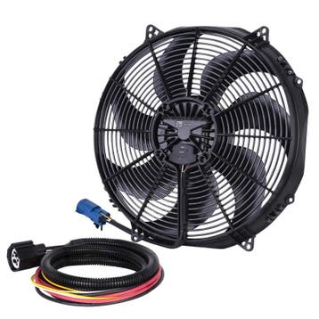 SPAL 300W 15.2in Flush Mount Brushless Fan w/Jumper Harness, Auto-onderdelen, Motor en Toebehoren, Ophalen of Verzenden, Nieuw