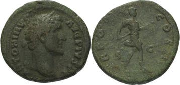 As 140/144, Kaiserzeit Antoninus Pius 138-161, Verzenden