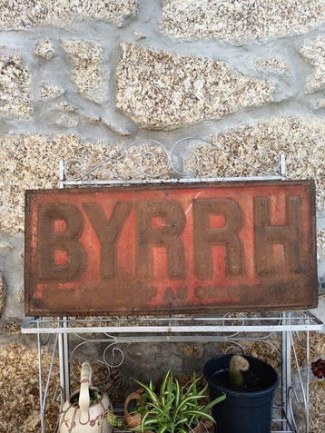 Byrrh - Reclamebord - Metaal, Antiek en Kunst