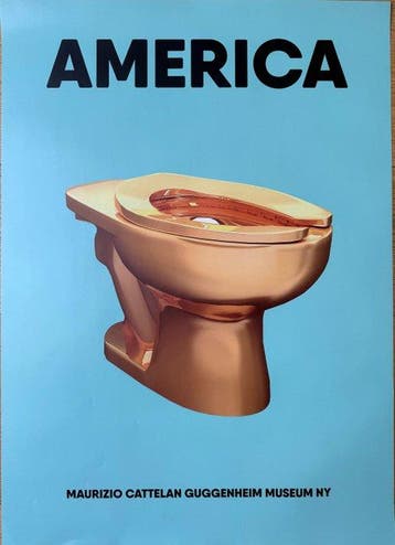 Anonymous - Poster decorativo-L’ARTE NEL CESSO