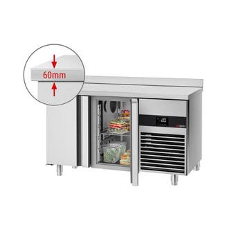 GGM Gastro | Koelwerkbank PREMIUM - 1400x600mm - met 2 |, Verzenden, Nieuw in verpakking, RVS Meubilair