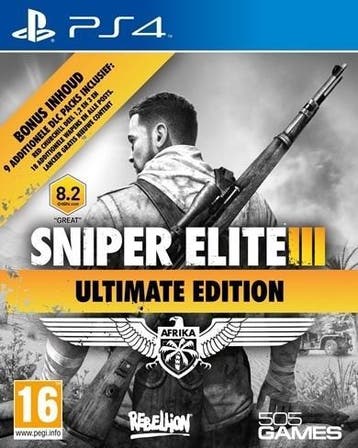 Sniper Elite III: Afrika - Ultimate Edition PS4, 1 speler, Ophalen of Verzenden, Zo goed als nieuw