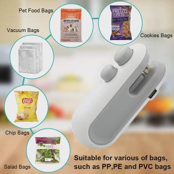 Mini Heat Sealer: Handzame Sluitmachine voor Plastic Zakken, Caravans en Kamperen, Verzenden, Nieuw