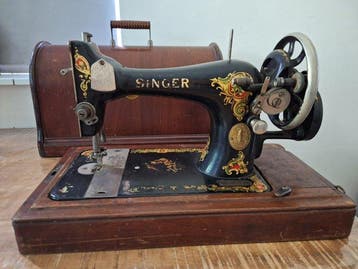 Singer 28K (1912) Naaimachine - Metaal, Hout