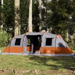 vidaXL Tunneltent 6-persoons waterdicht grijs, Verzenden, Nieuw, Tot en met 2