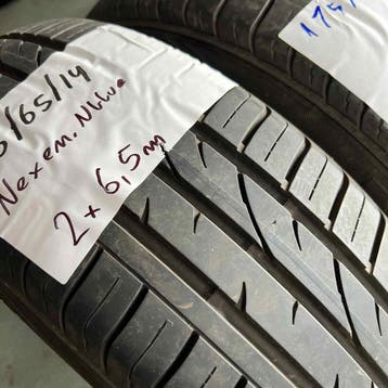 2 x Nexen 175-65-14 Zomerbanden 6,5mm, 14 inch, Gebruikt, 175 mm, Ophalen of Verzenden