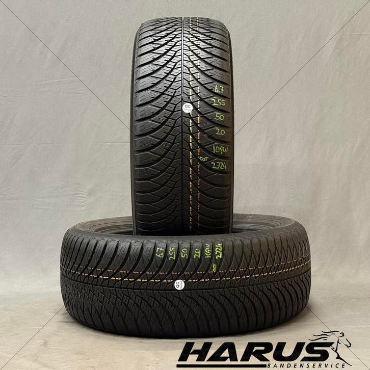 255/50/20 109W Yokohama 4seizoensbanden 6,7mm profiel 2X, Auto-onderdelen, Banden en Velgen, 20 inch, Erkend duurzaam, All Season