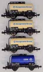Minitrix N - 13599, 70107 - Modeltrein goederenwagon (4) -, Hobby en Vrije tijd, Nieuw