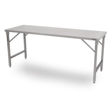 HCB Werktafel - inklapbaar - 200 x 70 x 85 cm - RVS, Zakelijke goederen, Horeca | Keukenapparatuur, Verzenden, Nieuw in verpakking