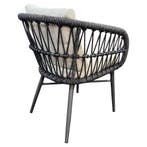 Arezzo dining tuinstoel antraciet rope, Ophalen of Verzenden, Nieuw