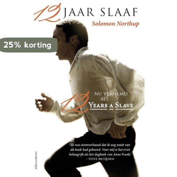 12 jaar slaaf 9789025445225 Solomon Northup, Boeken, Romans, Gelezen, Verzenden