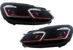 Koplampen Set LED Dynamisch Golf 7.5 (Facelift) Look Rood..., Ophalen of Verzenden, Nieuw, Volkswagen