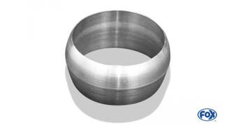 FOX RVS conus verbinding ring diameter binnen 63mm - breedte, Auto-onderdelen, Uitlaatsystemen, Verzenden, Nieuw