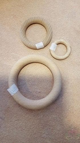 Houten Ring voor macramé 7,2 cm, Hobby en Vrije tijd, Ophalen of Verzenden, Nieuw