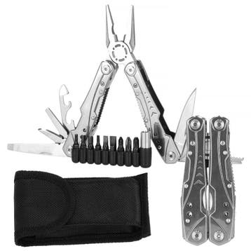 Multitool | Gereedschap | 11 Functies | Zilver/Zwart, Ophalen of Verzenden, Nieuw