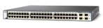 Cisco WS-C3750-48PS-E 48 poorts PoE switch, Computers en Software, Netwerk switches, Ophalen of Verzenden, Refurbished
